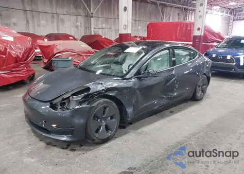 2023 Tesla Model 3 Rear-Wheel Drive z USA, uszkodzony, nr VIN 5YJ3E1EAXPF657602